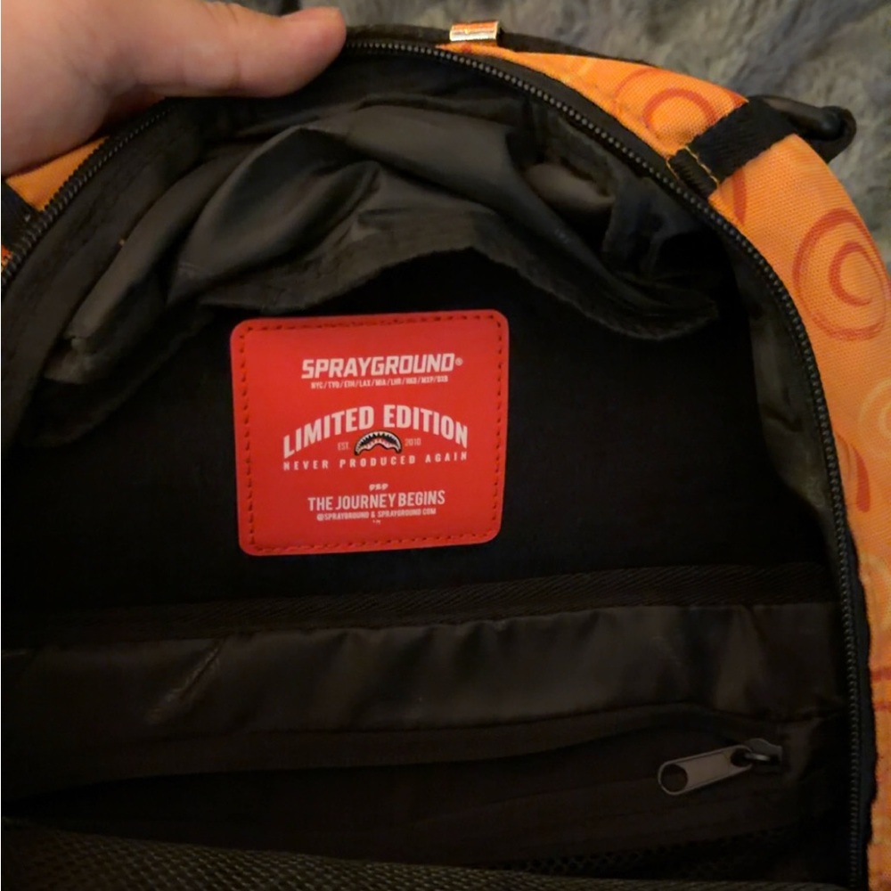 Sprayground Orange Naruto Ramen Graphic Backpack - Picture 5 of 6